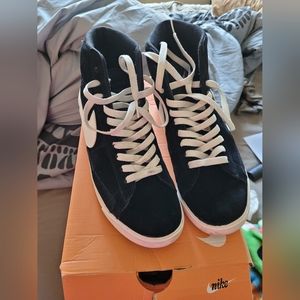 Black Suede Nike Blazers